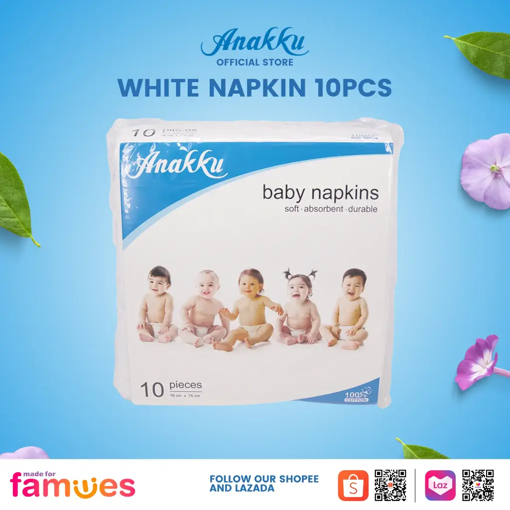 WHITE NAPKIN 10PCS