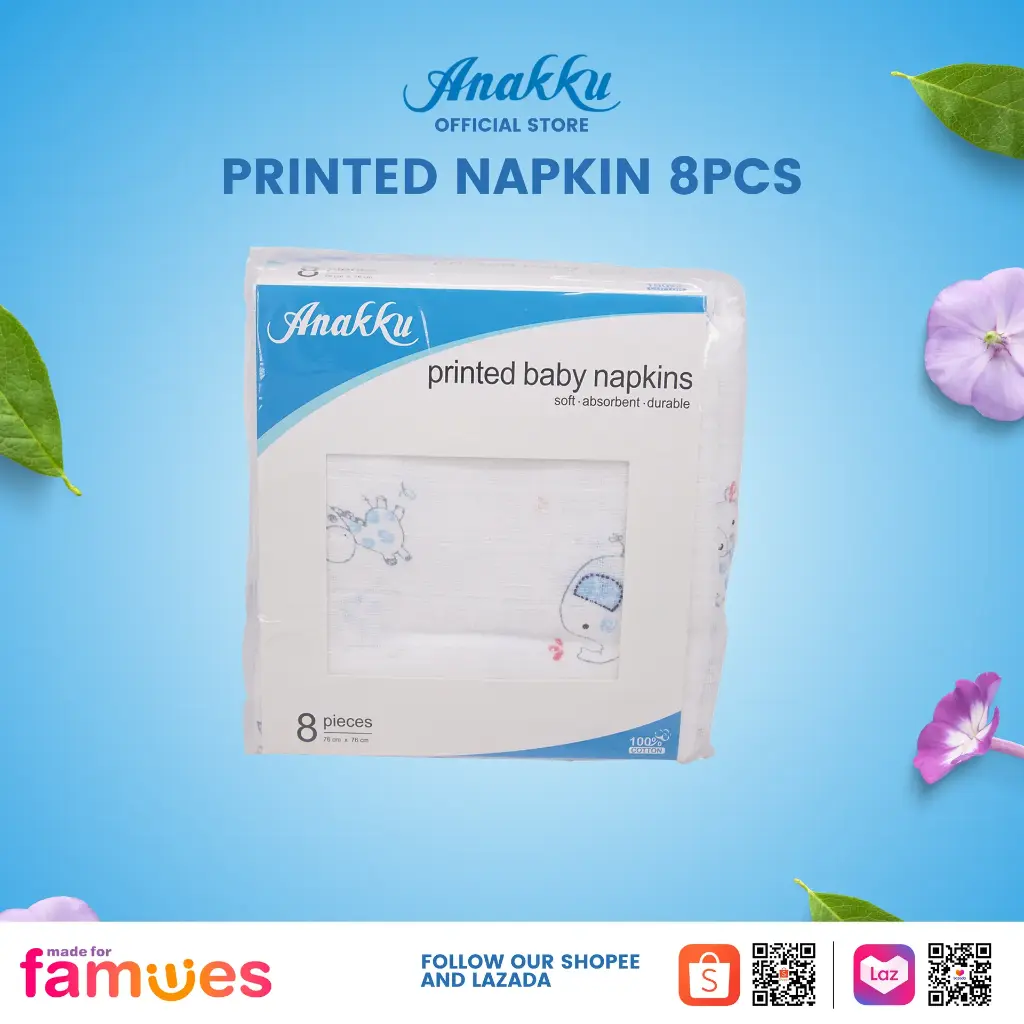 PRINTED NAPKIN 8PCS