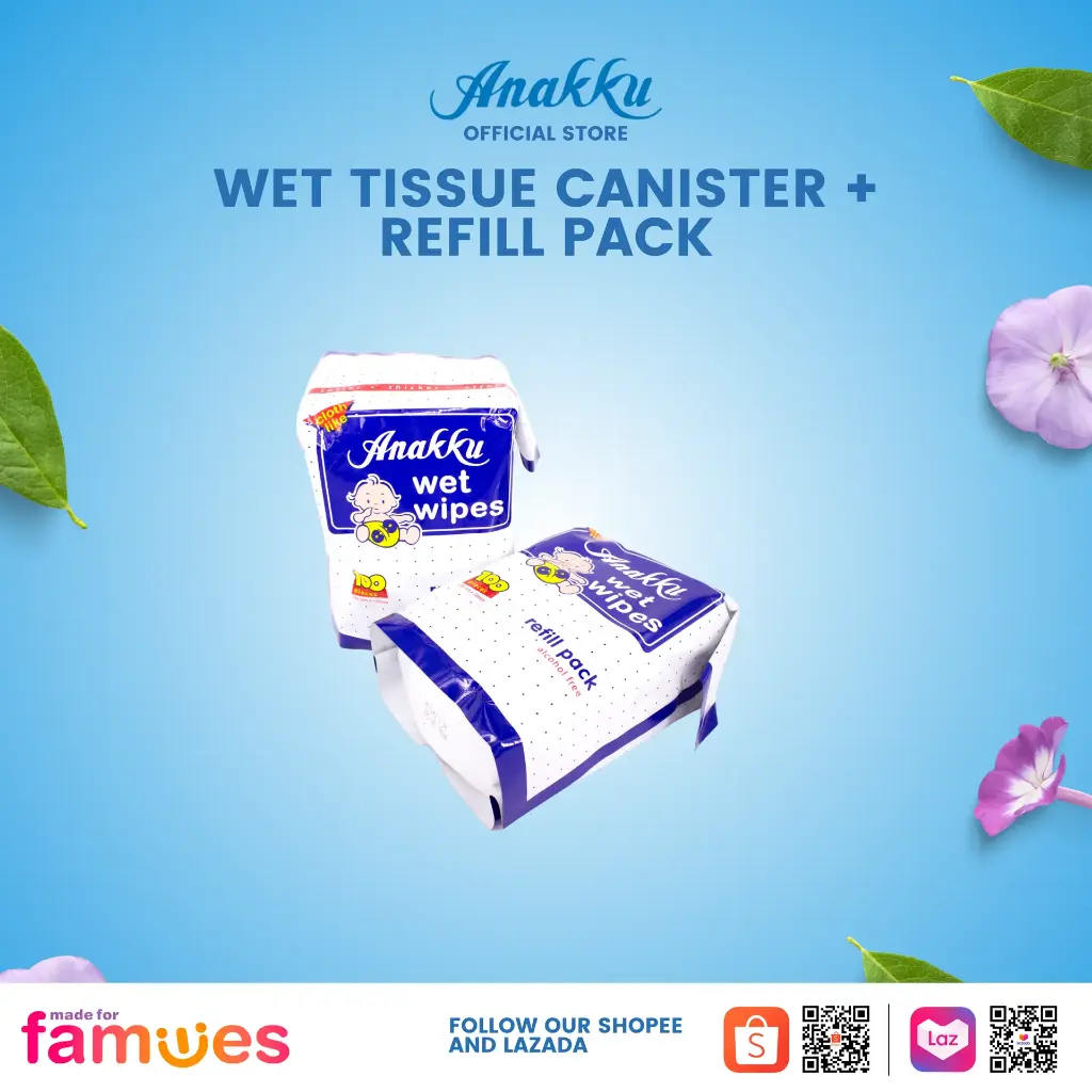 WET TISSUE CANISTER + REFILL PACK