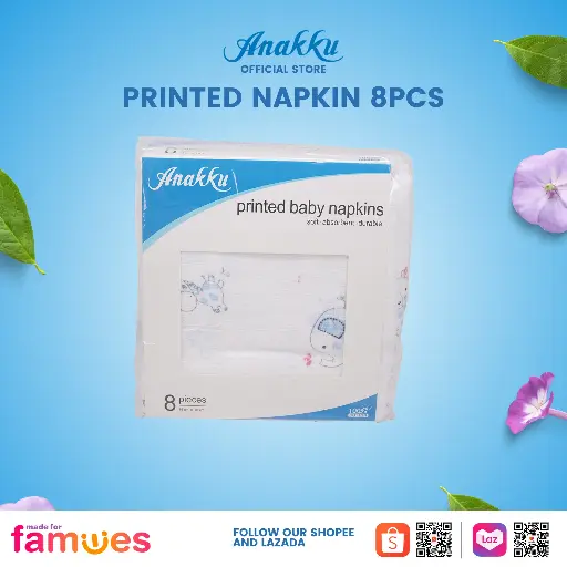 PRINTED NAPKIN 8PCS